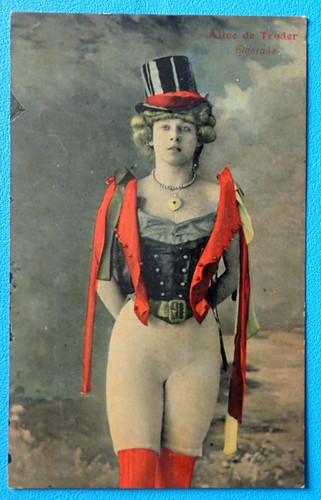 Cpa 1900 femme cabaret - 1900,