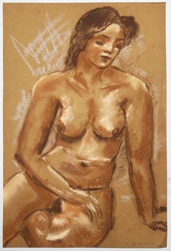 Dessin femme nue signé - dessin,