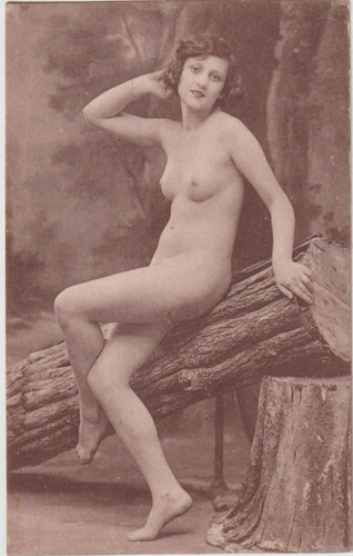 Photographie ancienne nu - -,