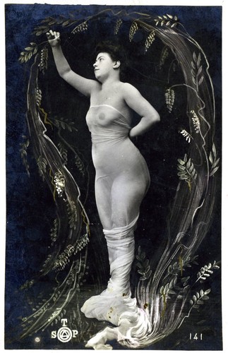 Cpa artistique 1900 noir - artistique, .