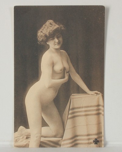 Cpa ancienne femme nue pose - ancienne,