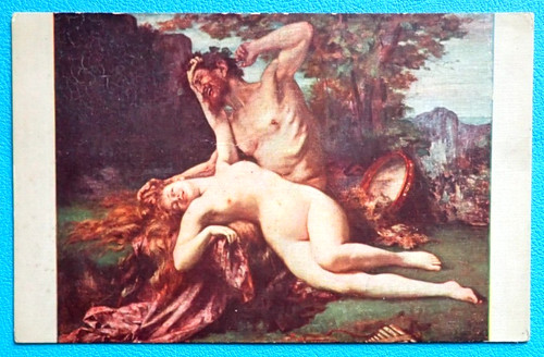 Cpa 1900 tableau femme - cpa,