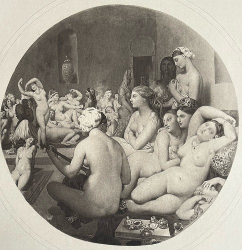 Ingres gravure bain turc - ingres,